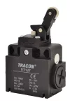 TRACON VT127 Helyzetkapcsoló, nyomógörgős 1xNO+1xNC, 6A/230V AC-15, 0,3A/250V DC-13, IP65