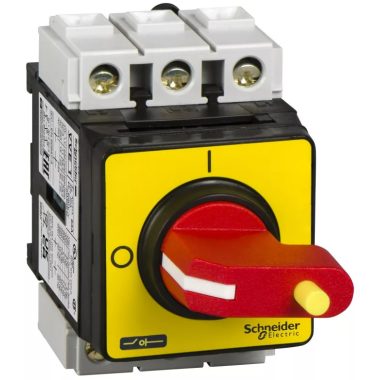 SCHNEIDER VVE4 Komplett fő- és vészkapcsoló, 80A, tokozatba, moduláris elosztóba