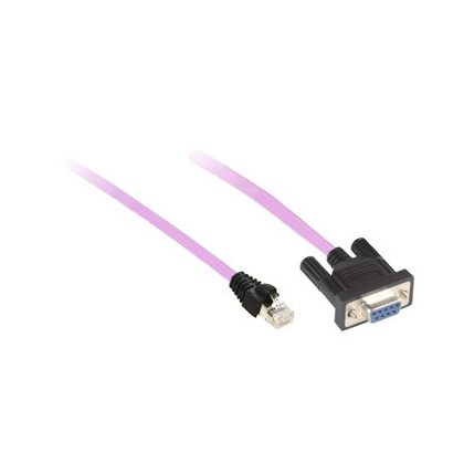 SCHNEIDER VW3M3805R030 Lexium kiegészítő, CANopen kábel SUBD9anya - RJ45, 3m SCHNEIDER VW3M3805R030 Lexium kiegészítő, CANopen kábel SUBD9anya - RJ45, 3m