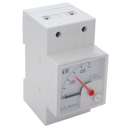 TRACON W45S-230/1 Sínre pattintható analóg teljesítmény mérő 230V/5A