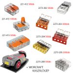   WAGO SET-1 G01 2023r11 Compact és univerzális vezeték összekötők + WORCRAFT robot fűnyírógép  RLM 20Li