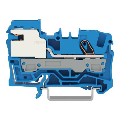  Wago 2006-7114 1 vezetékes N bontó sorkapocs; 6 mm²; Push-in CAGE CLAMP®; 6,00 mm²; kék