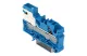 Wago 2006-7114 1 vezetékes N bontó sorkapocs; 6 mm²; Push-in CAGE CLAMP®; 6,00 mm²; kék