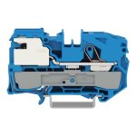   Wago 2016-7114 1 vezetékes N bontó sorkapocs; 16 mm²; Push-in CAGE CLAMP®; 16,00 mm²; kék