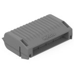   Wago 207-1433 Gélbox; leágazásokhoz; kábelekhez; géllel előretöltve; vezeték összekötők nélkül; 3-es méret; szürke