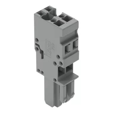 WAGO 769-102 1 vezetékes anyacsatlakozó;CAGE CLAMP®;4 mm²;szürke WAGO 769-102 1 vezetékes anyacsatlakozó;CAGE CLAMP®;4 mm²;szürke