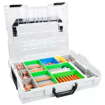   Wago 821-153 Elektromos csatlakozástechnikai készlet; L-BOXX® 102; 221 sorozat&TOPJOB® S működtető karral