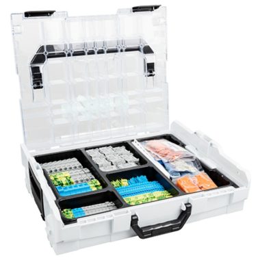 Wago 821-155 Sínre rögzíthető sorkapocs készlet; L-BOXX® 102; 2002, 2006, 2016 sorozatok