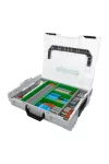 Wago 821-162 TOPJOB® S INSTA-BOX; L-BOXX® 102; nyomógombbal; épületek elosztótábláihoz