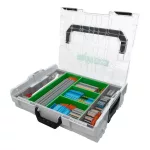   Wago 821-162 TOPJOB® S INSTA-BOX; L-BOXX® 102; nyomógombbal; épületek elosztótábláihoz