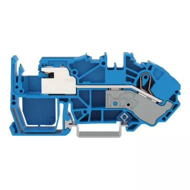 Wago  2016-7714 1 vezetékes N bontó sorkapocs; 16 mm²; Push-in CAGE CLAMP®; 16,00 mm²; kék