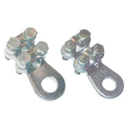 TRACON WCJB-185-240 Csavarozható réz lemezsaru, 4 csavarral 185-240mm2, M12, 4x(M8x35)