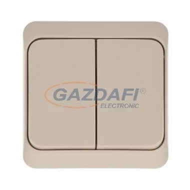 SCHNEIDER WDE001151 PRIMA Csillárkapcsoló, jelzőfényes, 10AX, krém