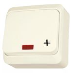   SCHNEIDER WDE001171 PRIMA Keresztkapcsoló, jelzőfényes 10AX, krém