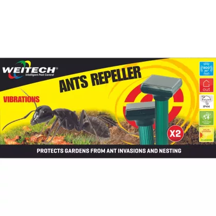   Weitech WK2017 ultrahangos, rezgő hangya riasztó 2 db/csom 