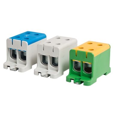 Univerzális sorkapocs, TS35 sínre, 2x35-240mm2, kék