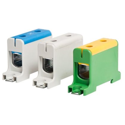 Univerzális sorkapocs, TS35 sínre, 35-240mm2, szürke