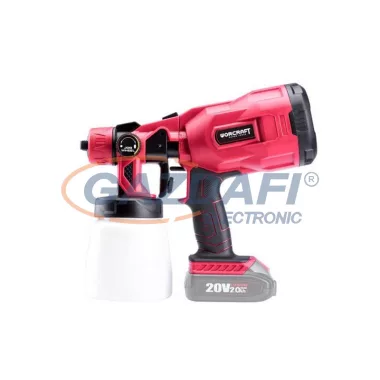 WORCRAFT CSG-S20Li Festékszóró pisztoly (akkumulátor nélkül)