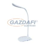 LED asztali lámpa, 3,6W, USB, dimmelhető, fehér