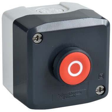 SCHNEIDER XALD112 Tokozott nyomógomb, 1 nyomógomb