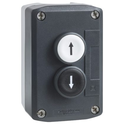 SCHNEIDER XALD222E tokozott nyomógomb, 2 ny.gomb
