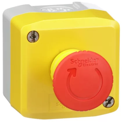 SCHNEIDER XALK178GH7 Tokozott vészgomb, TTR, H7