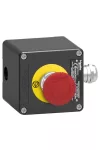 SCHNEIDER XAWF178EX ATEX D tokozott vészleállító, gombafejű 40mm, forgatásra oldó, fém, 2NC, piros