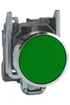 SCHNEIDER XB4BA31 Komplett nyomógomb, zöld