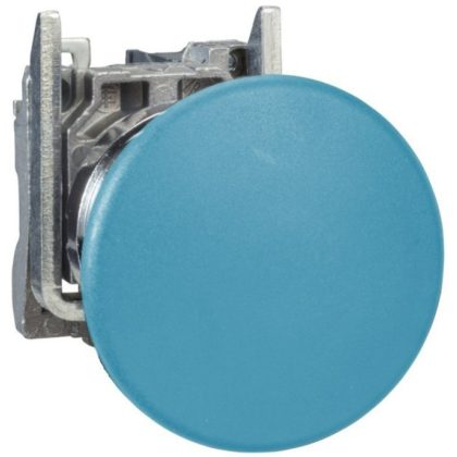   SCHNEIDER XB4BC61EX ATEX D gombafejű nyomógomb 40mm, fém, 1NO, kék