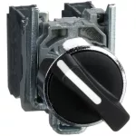   SCHNEIDER XB4BD25EX ATEX D kétállású kapcsoló, fém, fekete, 1NO+1NC