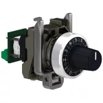   SCHNEIDER XB4BD912R47K Harmony komplett fém potencióméter, Ø22, 47 kOhm