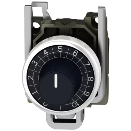   SCHNEIDER XB4BD912R4K7 Harmony komplett fém potencióméter, Ø22, 4.7 kOhm