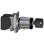   SCHNEIDER XB4BG41EX ATEX D kulcsos kétállású kapcsoló, fém, 1NO, fekete