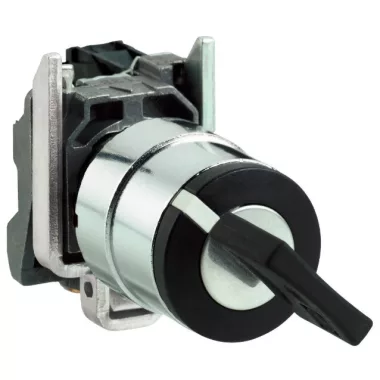 SCHNEIDER XB4BG61 Választókapcsoló, 2 állású kulcsos, N/O