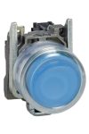 SCHNEIDER XB4BP681EX ATEX D pushbutton, metal, 1NO, blue, with transparent protective cap, with label holder