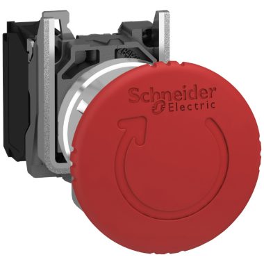 SCHNEIDER XB4BS84441 Vészgomb, piros, átm:22mm
