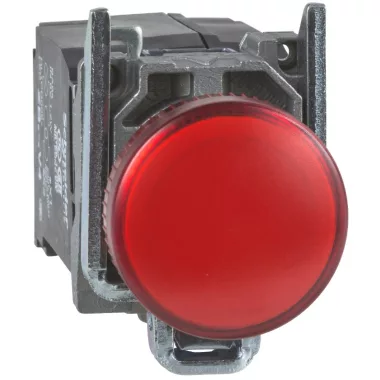 SCHNEIDER XB4BV44 Jelzőlámpa+transzformátor-piros 230V