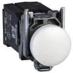 SCHNEIDER XB4BV5B1 Fehér jelzőlámpa LED-del 400V