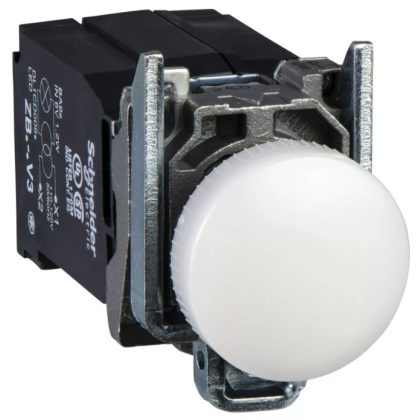 SCHNEIDER XB4BV5B1 Fehér jelzőlámpa LED-del 400V