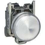   SCHNEIDER XB4BVB1EX ATEX D LED jelzőlámpa, fém, fehér, 24 VAC/DC