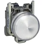 SCHNEIDER XB4BVB1EX ATEX D LED jelzőlámpa, fém, fehér, 24 VAC/DC