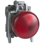   SCHNEIDER XB4BVB4EX ATEX D LED jelzőlámpa, fém, piros, 24 VAC/DC