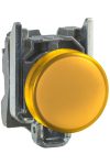 SCHNEIDER XB4BVB5 LED-es jelzőlámpa, sárga, 24V