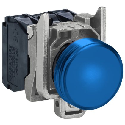  SCHNEIDER XB4BVB6EX ATEX D LED jelzőlámpa, fém, kék, 24 VAC/DC