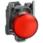 SCHNEIDER XB4BVG4 LED-es jelzőlámpa, piros