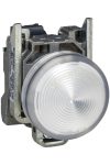 SCHNEIDER XB4BVM1EX ATEX D LED jelzőlámpa, fém, fehér, 240 VAC