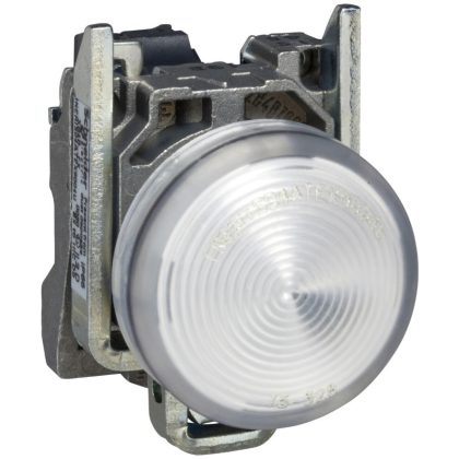 SCHNEIDER XB4BVM1EX ATEX D LED jelzőlámpa, fém, fehér, 240 VAC