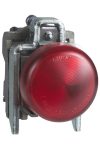 SCHNEIDER XB4BVM4EX ATEX D LED jelzőlámpa, fém, piros, 240 VAC