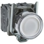 SCHNEIDER XB4BW31G5 LED-es világító nyomógomb, fehér, 110V