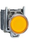 SCHNEIDER XB4BW35M5 LED-es világító nyomógomb, sárga, 230V